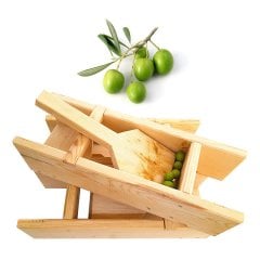 Doğal Çam Ağacından Zeytin Kırma Aleti-10 Adet