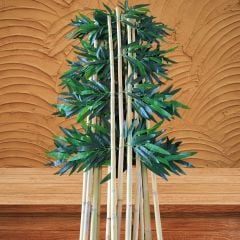 110 cm Yapay Bambu Ağacı Gerçekçi Doku Islak-7 Adet